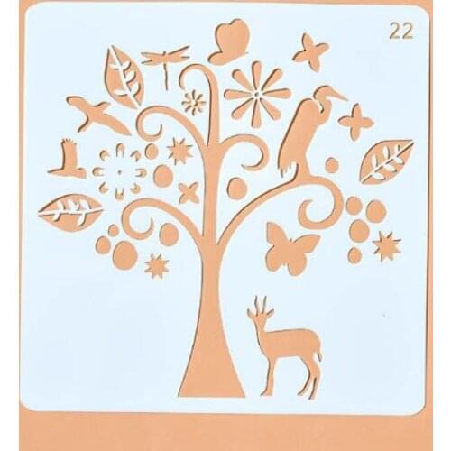 Bullet Journal Stencils For Walls Painting Templates Deer Diy Scrapbooking Stamp Album Decor Embossing Office School Supplies