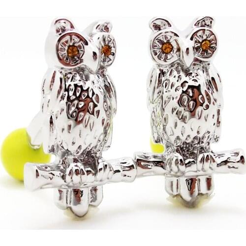 Luxury HOT shirt cufflinks for mens Brand cuff bouton de manchette Owl cuff link High Quality abotoaduras Jewelry