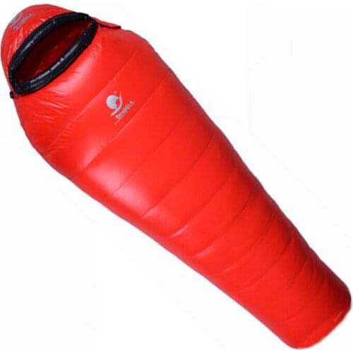 New Arrival High Quality 2500/2800/3000g White Goose Down Filling Outdoor Camping Comfortable Breathable Sleeping Bag