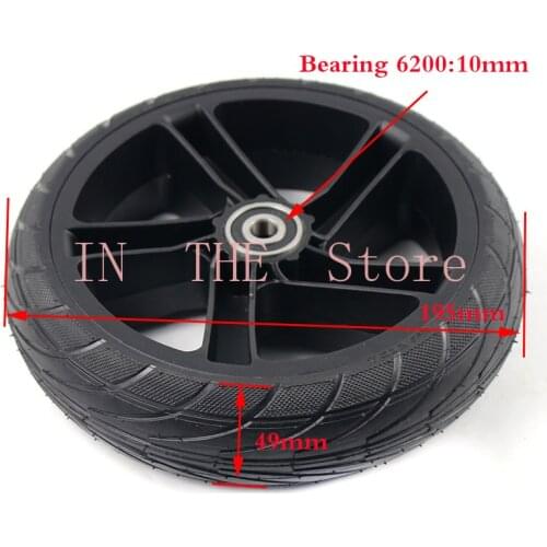 Front and Rear Scooter Solid Tire for Xiaomi Ninebot ES1 ES2 Electric Scooter Kickscooter 8 Inch 200x50 Non-Pneumatic Tire