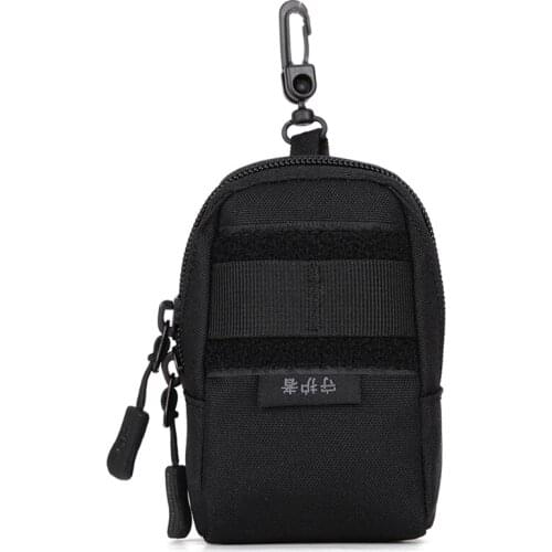 THINKTHENDO Mens Tactical Small Pouch Belt Waist Bag Fanny Pack Purse Hiking Sport Bum Bags