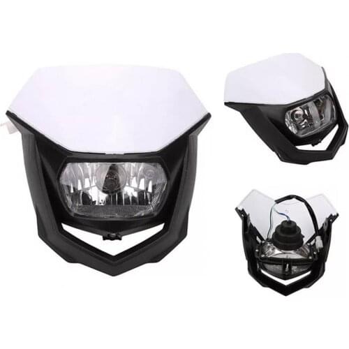 Universal 12V Headlight Fairing Motocross Enduro Dirt Bike Headlamp Lamp Light