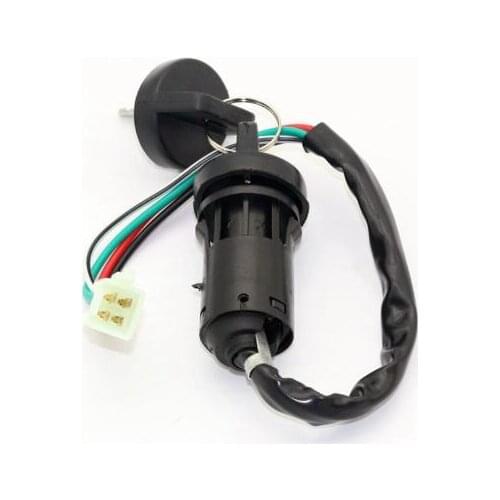 Universal 4 Wire Ignition Key Switch for super pocket dirt bike Motorcycle modification parts Waterproof electric door lock