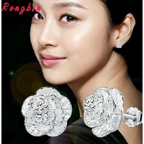 Earrings Love Cherry Female Models Super High-Quality Earings Fashion Jewelry Women Jewelry Crystal Flash Brincos