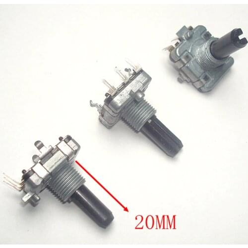 4 Piece EC16 rotary encoder 24 positioning number 24 pulse number axis length 20MM audio digital rotary potentiometer