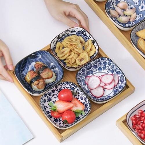Japanese-Style Household Ceramic FIavored Dish, Seasoning Dish, Sauce Dish, Vinegar Seasoning, Snack Dish, Dipping Dish