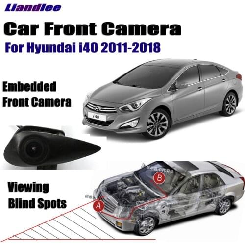 Car Front View LOGO Grill Camera For Hyundai I40 I30 GD IX20 2010-2020 2012 2015 HD Not Reverse Rear Parking Cam Accessories