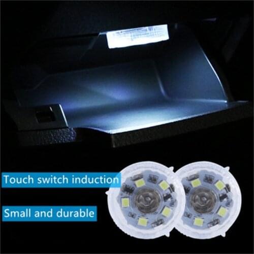 Car Mini Led Touch Switch Light Auto Wireless Ambient Lamp Portable Night Illumination Light Car Roof Bulb Car Interior Light