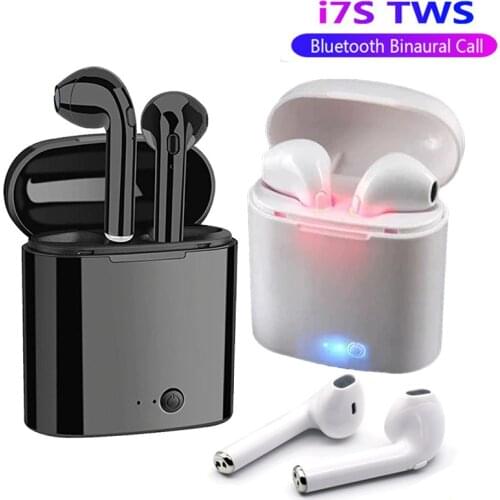 Bluetooth Earphones I7s TWS Sports Fitness Wireless Headsets Stereo Wireless Bluetooth Earphone With Charging Box for All Phone