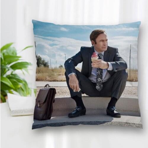 Cushion Better Call Saul TV Series Pattern Cover Throw Pillow Case Cushion For Sofa/Home/Car Decor Zipper Custom PillowCase