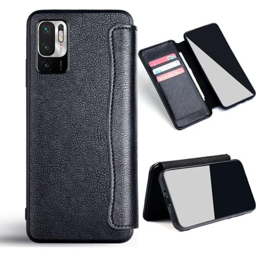 Leather Case For Xiaomi Redmi Note 10T 10 5G funda Business No Magnet Card Flip Cover For Xiaomi Redmi Note 10T 5G Case coque