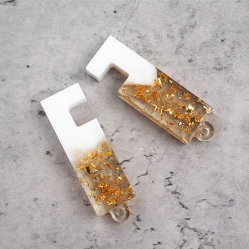 Protable Mobile Phone Stand Silicone Resin Mold Phone Holder Keychain Mold Tool