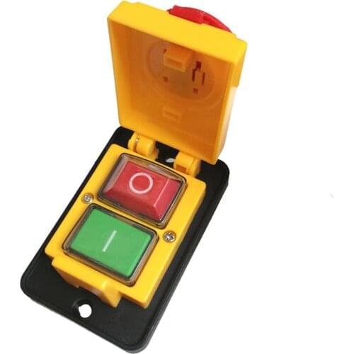 DZ05 7 Pins 400V IP55 Three-Phase Electromagnetic Emergency Stop Push Button Switch