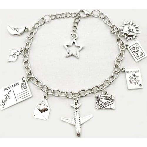 The Pentagram Earth Plane Bracelet Does Not Matter Where The Pendant Travel Bracelet Friendship Best Friend Jewelry DIY Handmade