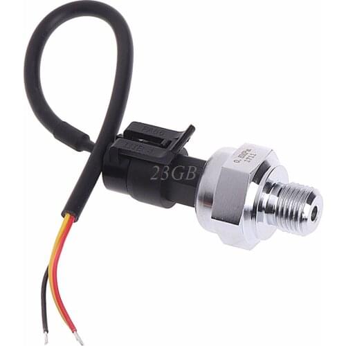 G1/4" Inch 5V 0-0.5 MPa Pressure Transducer Sensor Oil Fuel Diesel Gas Water Air M22