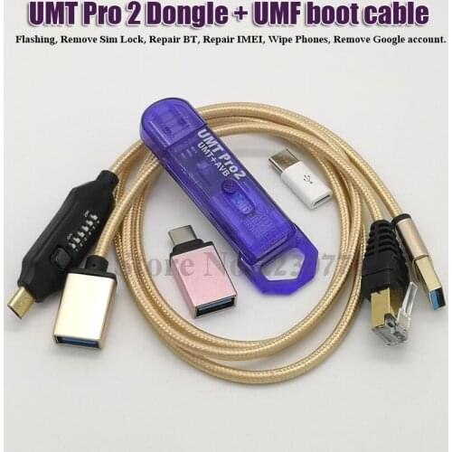 New Version UMT PRO 2 DONGLE + UMF All Boot Cable