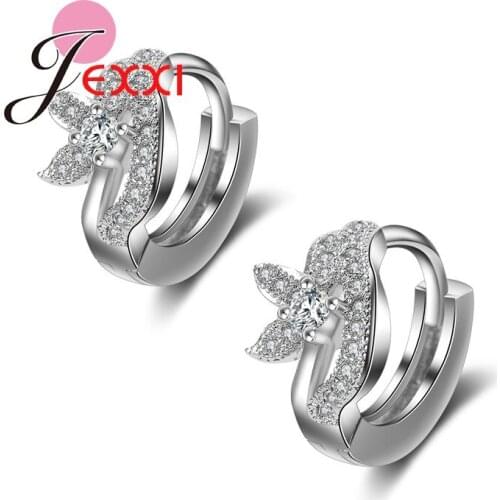 New Arrival Promotion Trendy Silver Small Hoop Cuff Earrings Women Piercing Accessories Jewelry Fashion Birthday Gifts