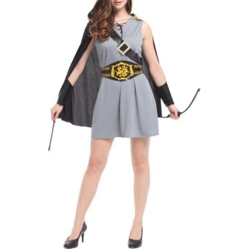 New Halloween Cosplay Costume Female Masquerade Pretty Female Knight Costume Hunter Suit For Women