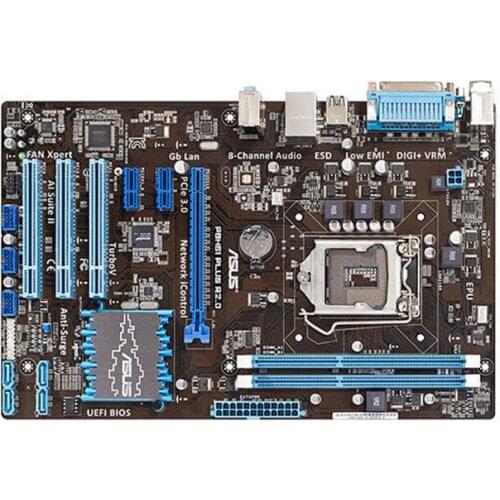 Original for ASUS motherboard for P8H61 PLUS R2.0 LGA 1155 DDR3 USB2.0 16GB boards for I3 I5 I7 22nm cpu h61 desktop motherboard