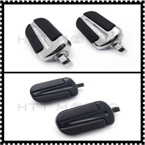 Aftermarket free shipping motorcycle partsFoot Pegs For 1984-2017 Harley Wide Glide/ Fat Boy/ Switchback/ Road King FLHR/ V Rod