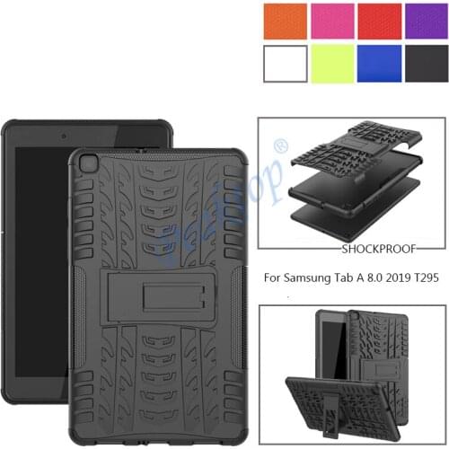 Heavy Duty 2 in 1 Hybrid Rugged Silicon Case For Samsung Galaxy Tab A 8.0 2019 SM-T290 SM-T295 T290 T295 T297 Tablet Case