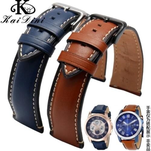 Waterproof sports watch strap Bracelet EACHE High Quality Vintage Genuine Leather FTW1114/FS5151 Head leather strap 20 22mm