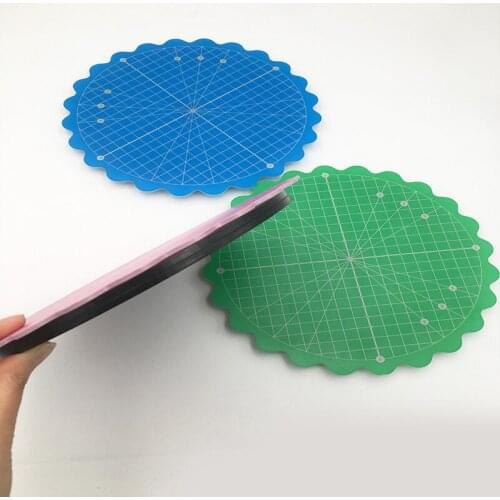 Tool kit Rotating Cutting Disc Gardening Potted Plants Trimming Rotating Table for Carving Handmade DIY TN88