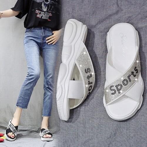 2020Women Anti-slip Linen Home Indoor Summer Open Toe Sponge cake non-slip slippers Shoes Slippers sapato calzado zapatos mujer