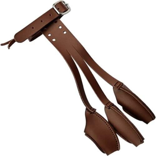 1XArchery Finger Saver Tab Brown Color Fingerstall For Hand Protection For Archery Protective Device Free Shipping