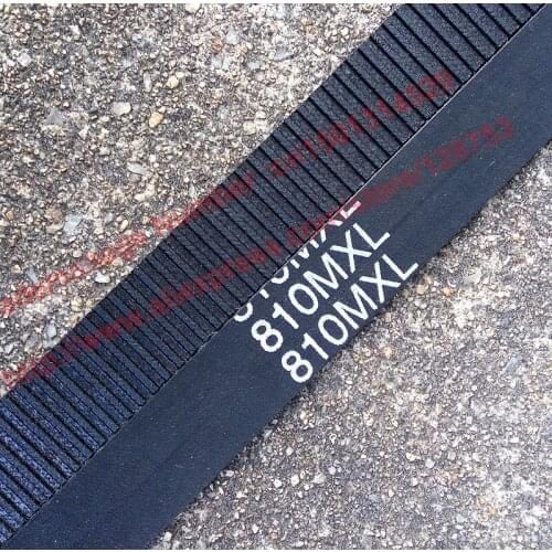 2 pieces/set MXL Timing belt 810 MXL 025 Pitch 0.08"(2.032mm) length 810" 2056.38mm width 0.25" 6.35mm B1012 Timing pulley
