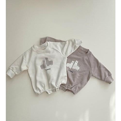 8439 Baby Sweater Romper Long Sleeve Newborn Infant Jumpsuit Baby Clothes Baby Wear Childrens Clothes 0-2y Bodysuit Baby