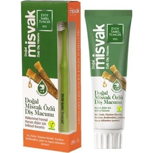Eyüp Sabri Tuncer Natural Miswak Concise Dental Paste 75 ml Türkiyeden Shipping