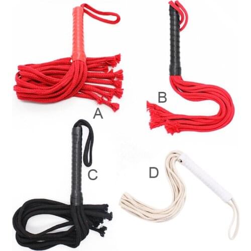 Fetish Bondage Restraints Spanking Paddle Whip Flogger Sex Toys for Couples Adult Games Cosplay Flirt Cotton Rope