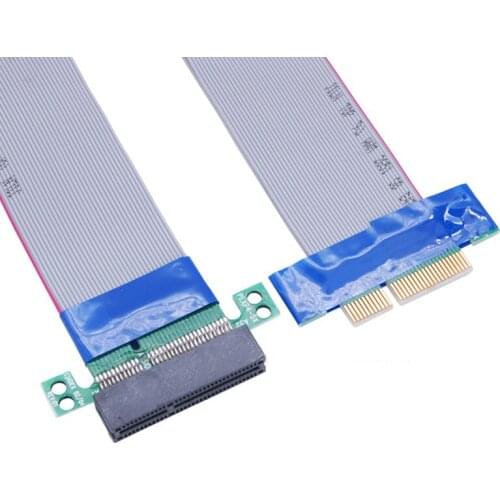 PCIE X4 To X4 Flexible Cable Suitable for 1U 2U Chassis PCI-Express 4x Adapter Converter Expansion Computer Connectors Line