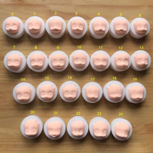Doll Head Face Silicone Mold Fondant Mould Cake Decoration Tools Chocolate, Gumpaste Mold, Sugarcraft ,Kitchen Gadgets