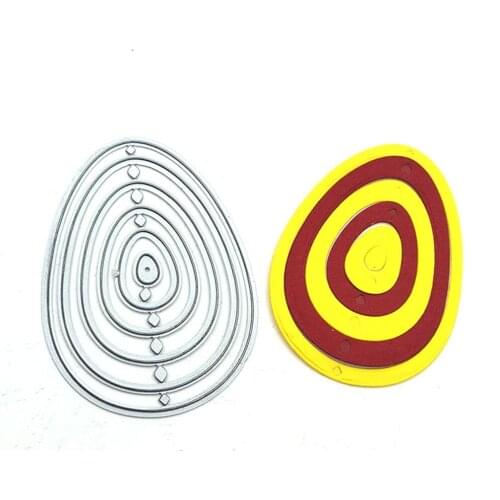 Julyarts Egg Frame New Cutting Dies For 2021 Mold For DIY Scrapbooking/photo album Decorative Embossing DIY Paper Cards