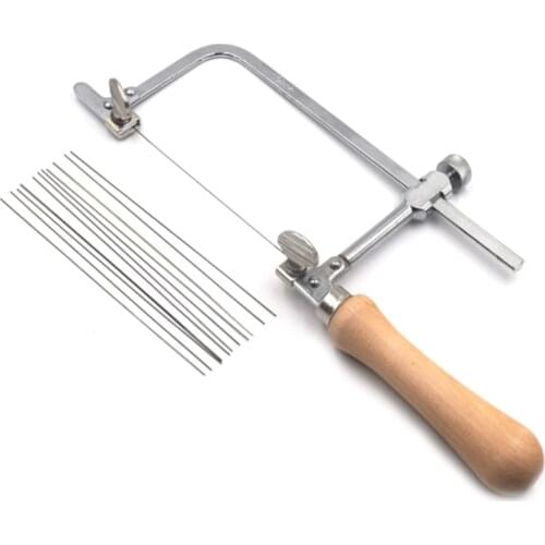 Coping Saw Frame Deluxe Coping Frame Woodworking Wood Board Plastic and Metal Cutting Blade Hand Tools High Quality