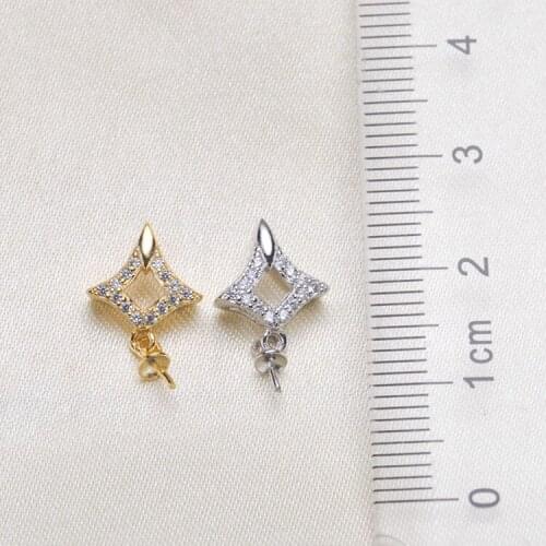 Beautiful New Exquisite Pearl Pendant Mountings, Pendant Findings, Pendant Settings Jewelry Parts Fittings Women Accessories