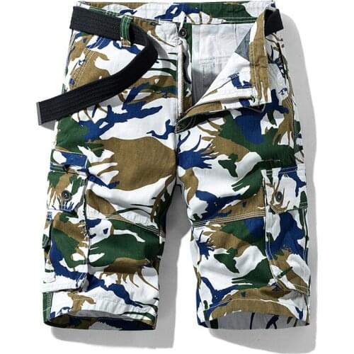 Mens Camouflage Shorts Men 2021 Summer Tactical Running Shorts Street Wear Fashion Casual Jogger Sports Print Shorts For Men