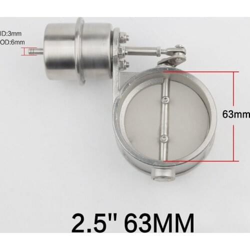 NEW Vacuum Activated Exhaust Cutout / Dump 63MM Close Style Pressure: about 1 BAR For BMW 3 E30