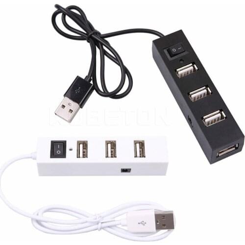 Hi-Speed 4 Port Mini USB 2.0 USB Hub Splitter Hub Adapter Portable For PC Computer USB Hub 4ports