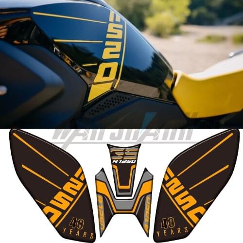 Motorcycle Version 40th Anniversary 3D Fuel Tank Pad Protection Decal Sticker For BWM R1250GS R1250 GS 2021