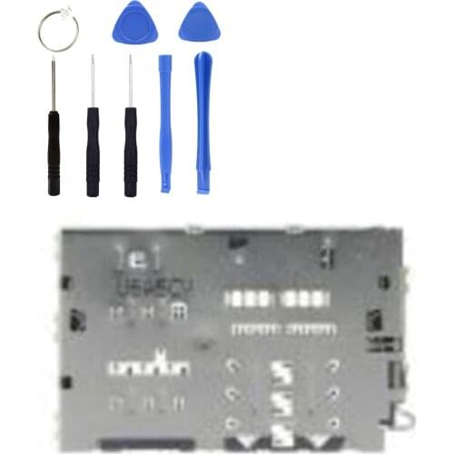 SIM Card Connector sim Socket Holder SIM Card Slot Socket Repair Kit Gift FOR Samsung J6 PLUS J610