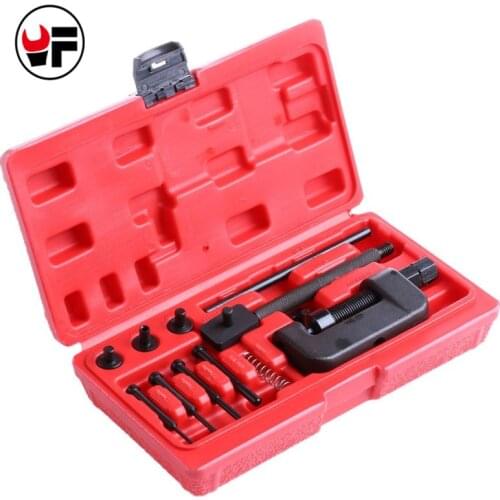 Motorcycle Chain Splitter Breaker Motorbike Riveting Tool Heavy Duty Link O-ring For Bike Bicycle Link Repair Set Tool Kit DN152