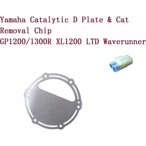High Quality STAINLESS STEEL D Plate Catalytic Cat Removal Chip For Yamaha GP1200R GP1300R XLT1200 Waverunner