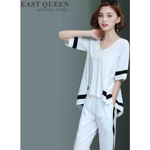 Female set 2 pieces pants women outfits pantsuit womens two piece sets 2019 ladies two piece set top and pants FF997