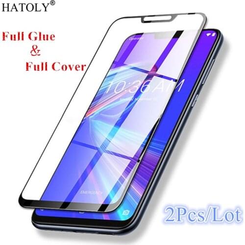 2Pcs Asus Zenfone Max M2 ZB633KL Glass Tempered Glass for Asus Zenfone Max M2 Full Glue Screen Protector Zenfone Max M2 ZB633KL