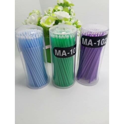 200 Pcs Micro Disposable Swab Bruch Application Eyelash Cotton Swab Makeup Toos Used To Lash Free Shipping