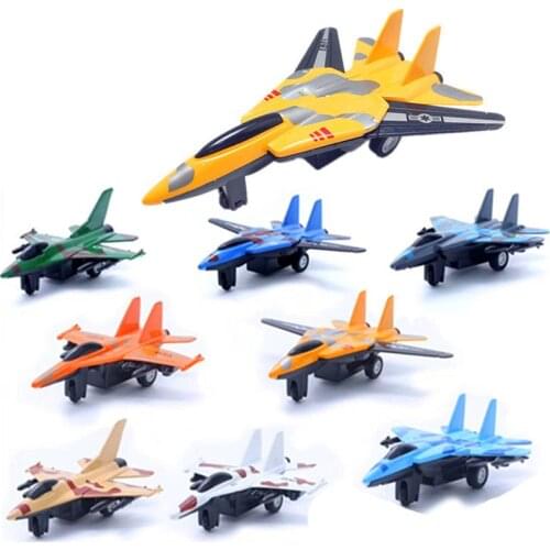 4Pcs/set Aircraft Model Toys Children Pull Back Airplane Plane Force Fighter Educational Desk Toy For Kids Boys Birthday Gifts