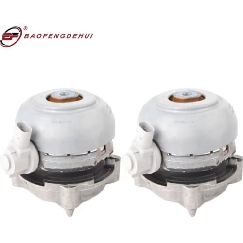 Car Motor Sensor Mounts For Audi 3.7 4.2 5.2 8-cylinder V-type Engine Rubber Pier A8/A8Q 4E0199381FL Left 4E0199381FS Right